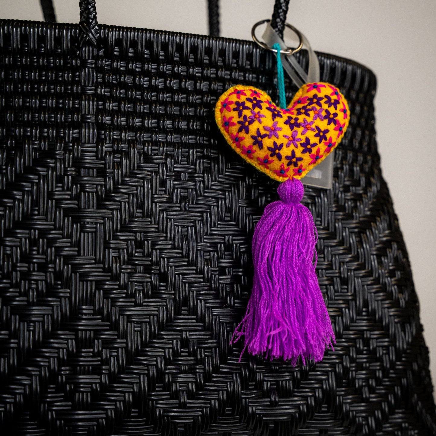 GRIGRI PETIT COEUR ET POMPOM