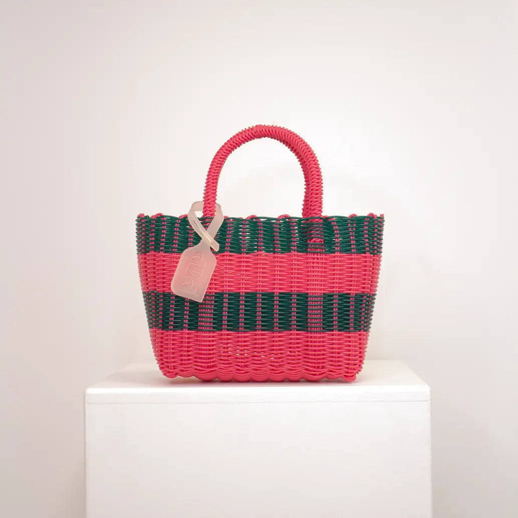 MINI PÜP - RAYÉ ROSE VERT