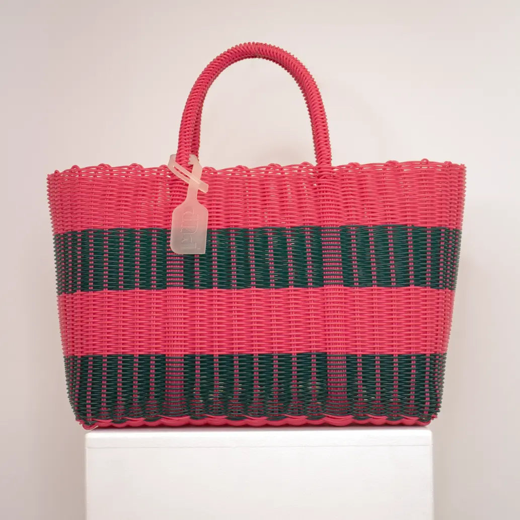 MOYEN PÜP - RAYÉ ROSE VERT