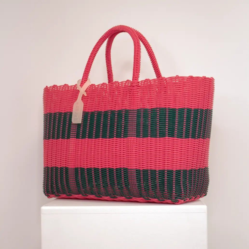 MOYEN PÜP - RAYÉ ROSE VERT