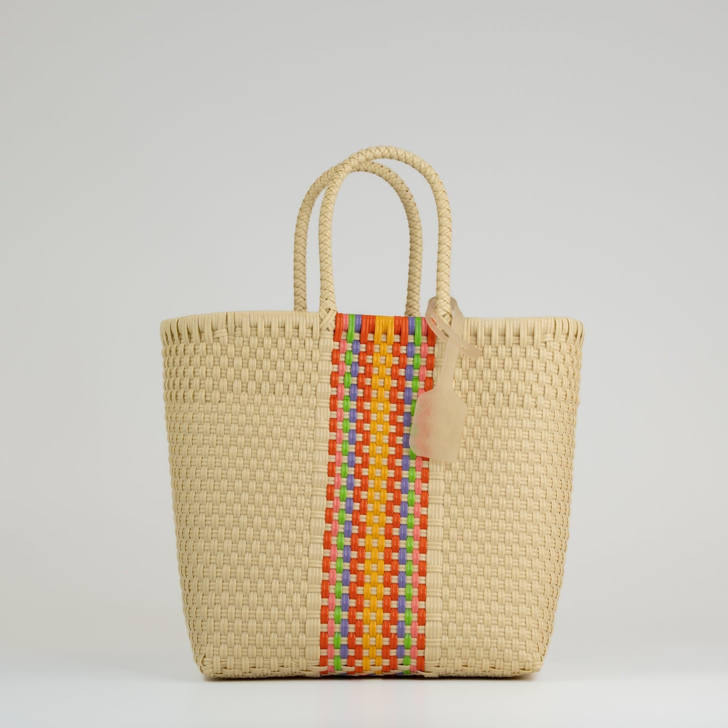 Panier Multi en taille small couleur pastel sur fond blanc