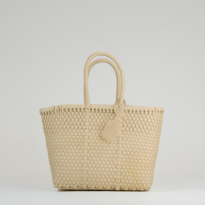 Panier Nëo en taille small couleur lin sur fond blanc 