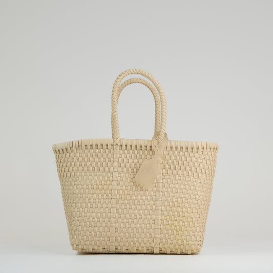 Panier Nëo en taille small couleur lin sur fond blanc 