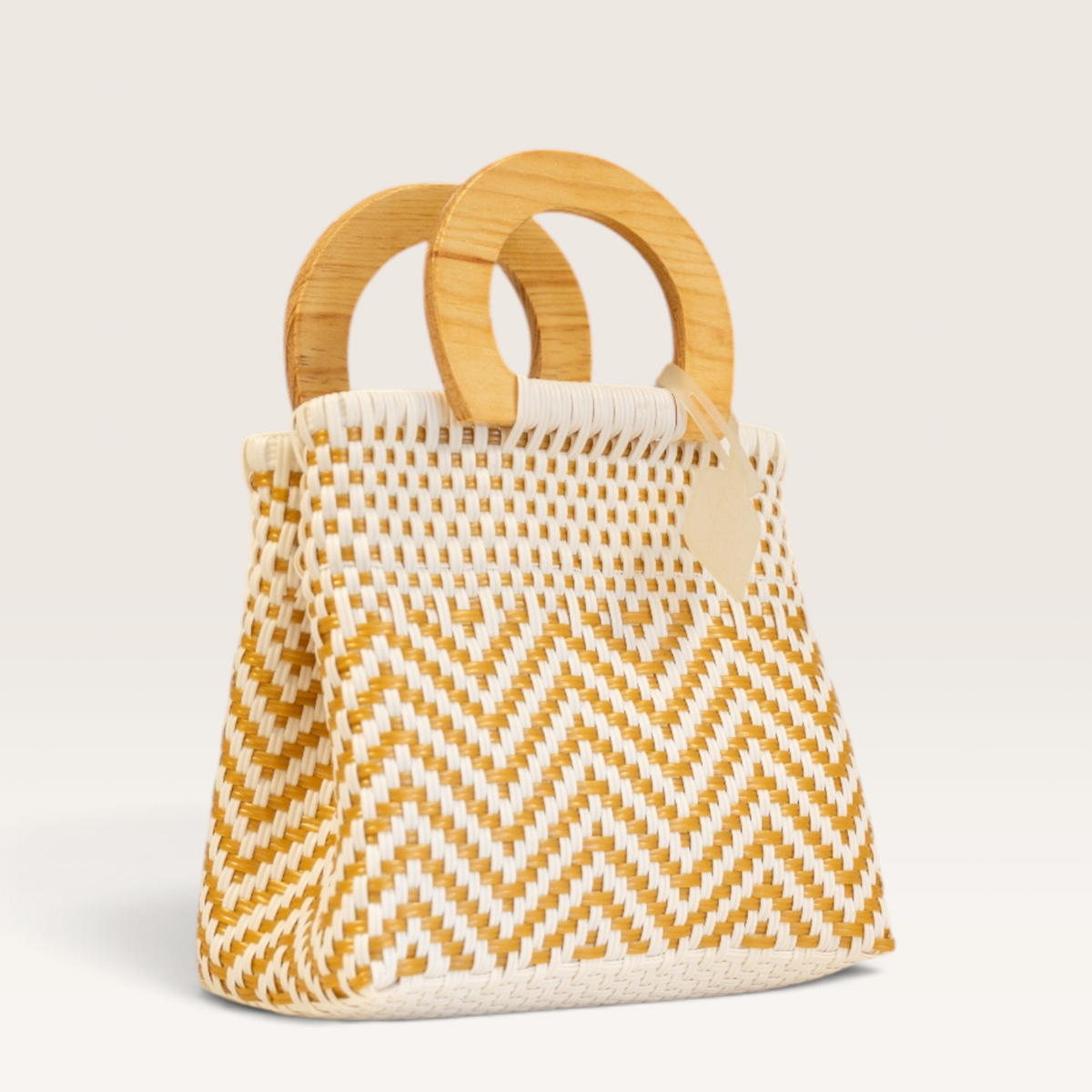 SAC À MAIN PROVENCE S BLANC ET DORÉ