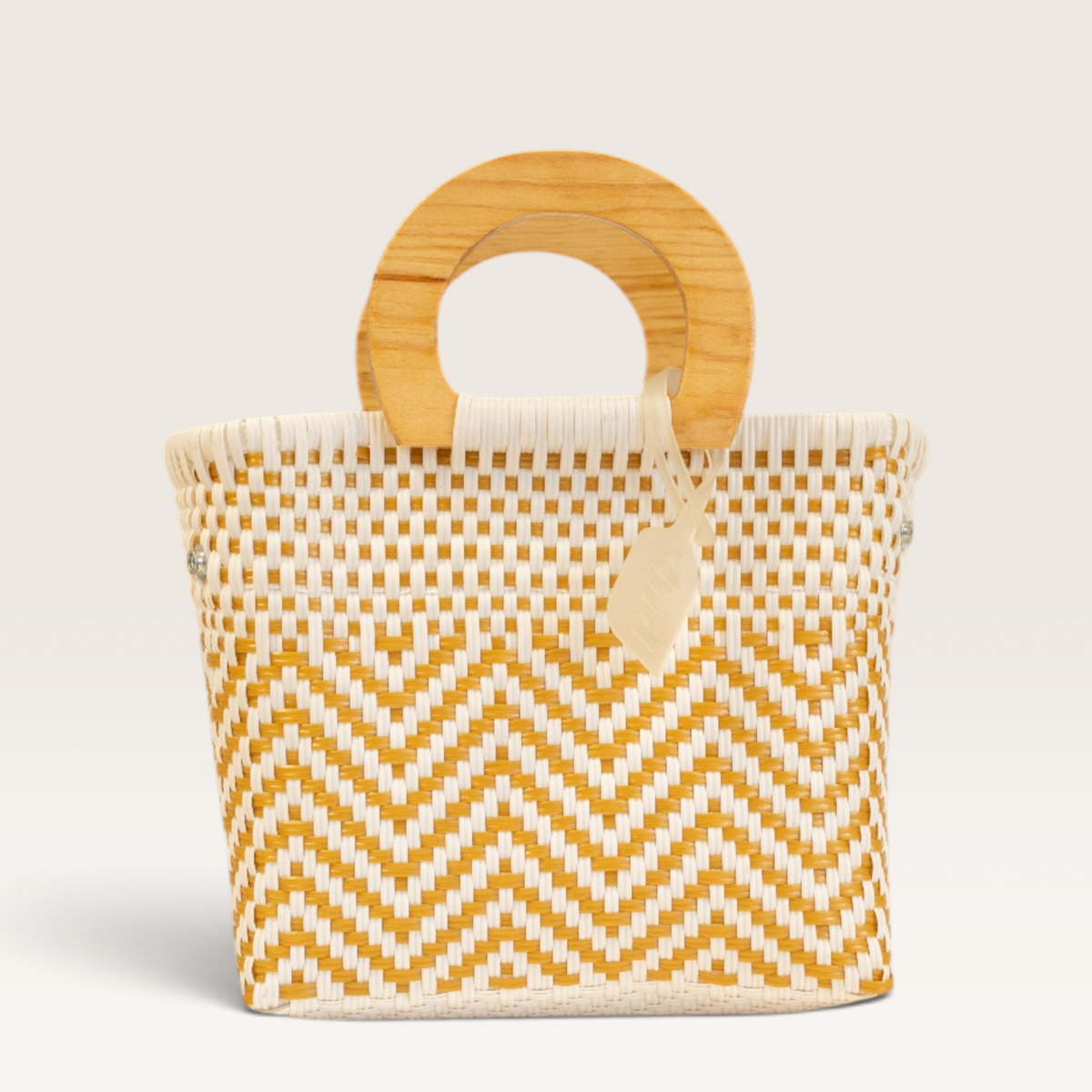SAC À MAIN PROVENCE S BLANC ET DORÉ