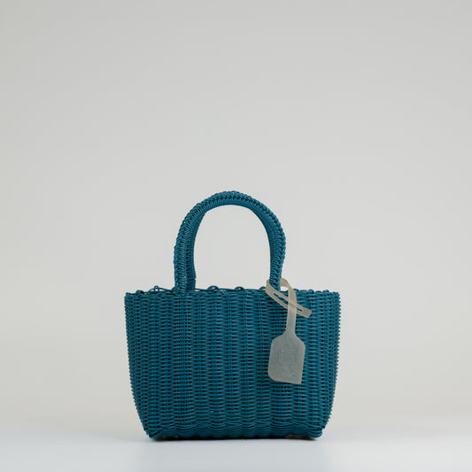 Panier Nëo en taille extra small bleu sur fond blanc 