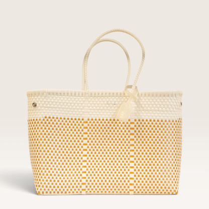 SAC À MAIN M VENUS BLANC ET DORÉ