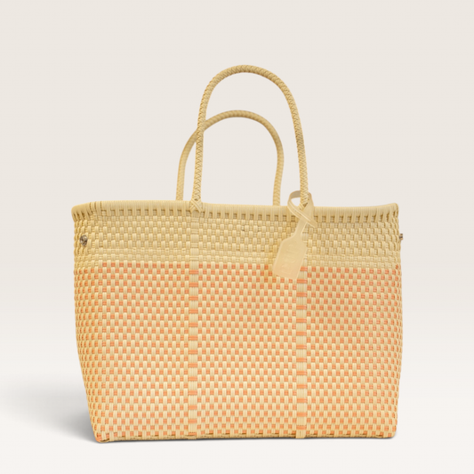 SAC À MAIN M VENUS LIN SAUMON