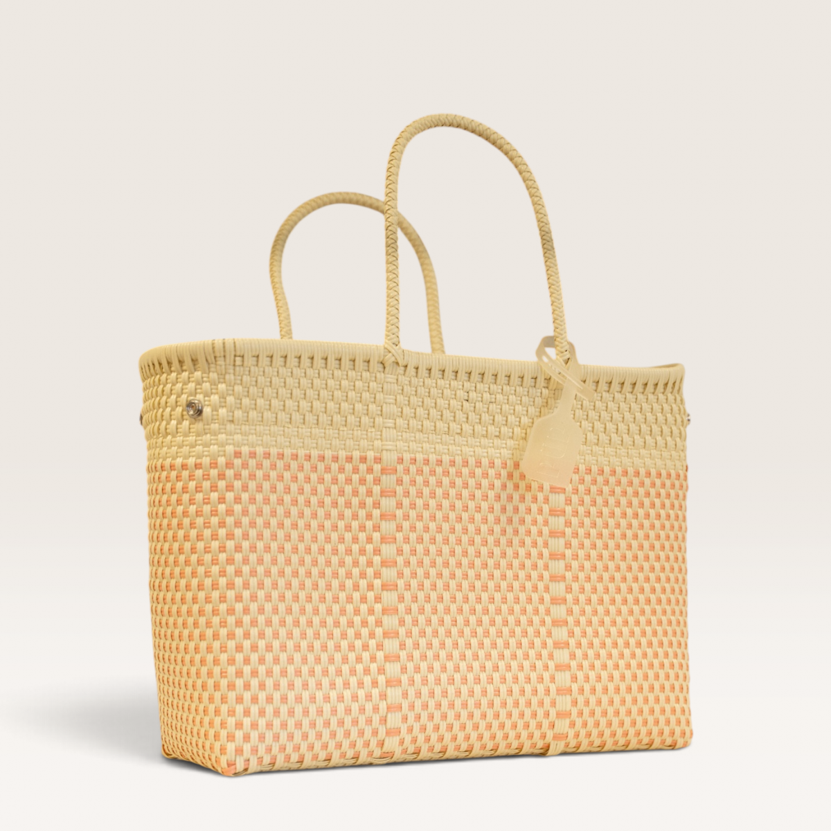SAC À MAIN M VENUS LIN SAUMON