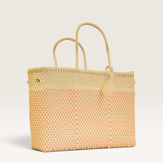 SAC À MAIN M VENUS LIN SAUMON