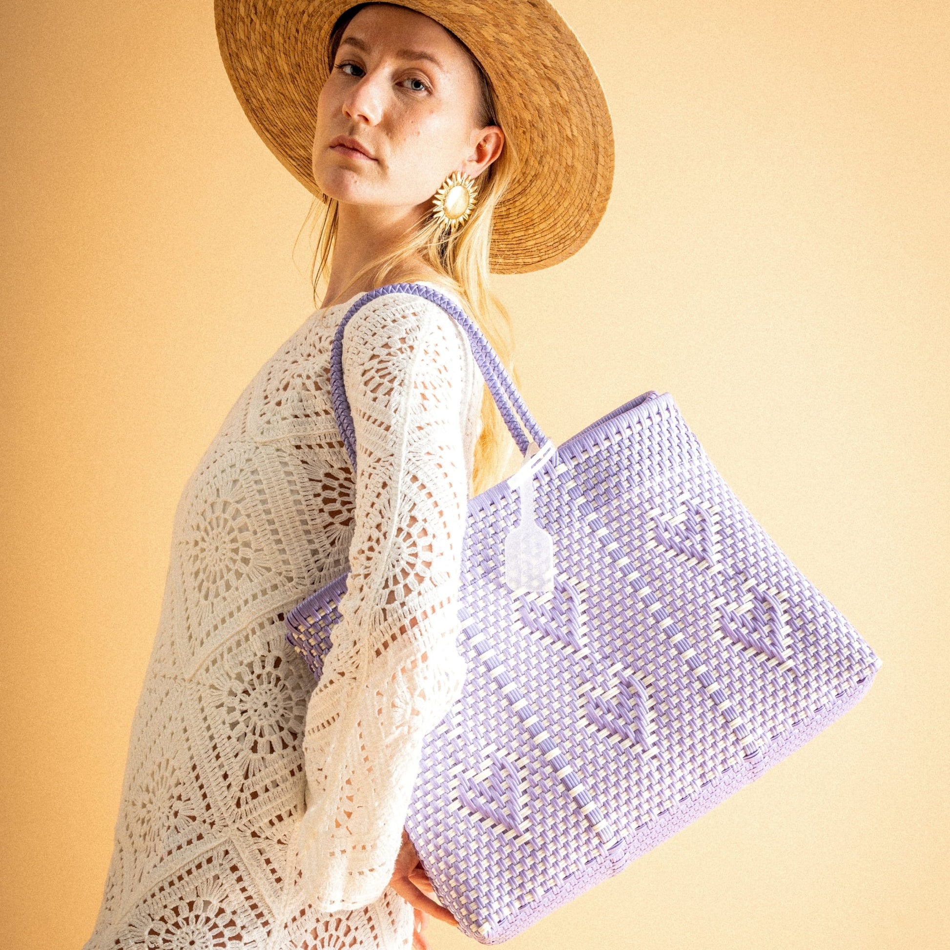 CHÉRI M LILAS PERLE - SAC MOYEN PÜP