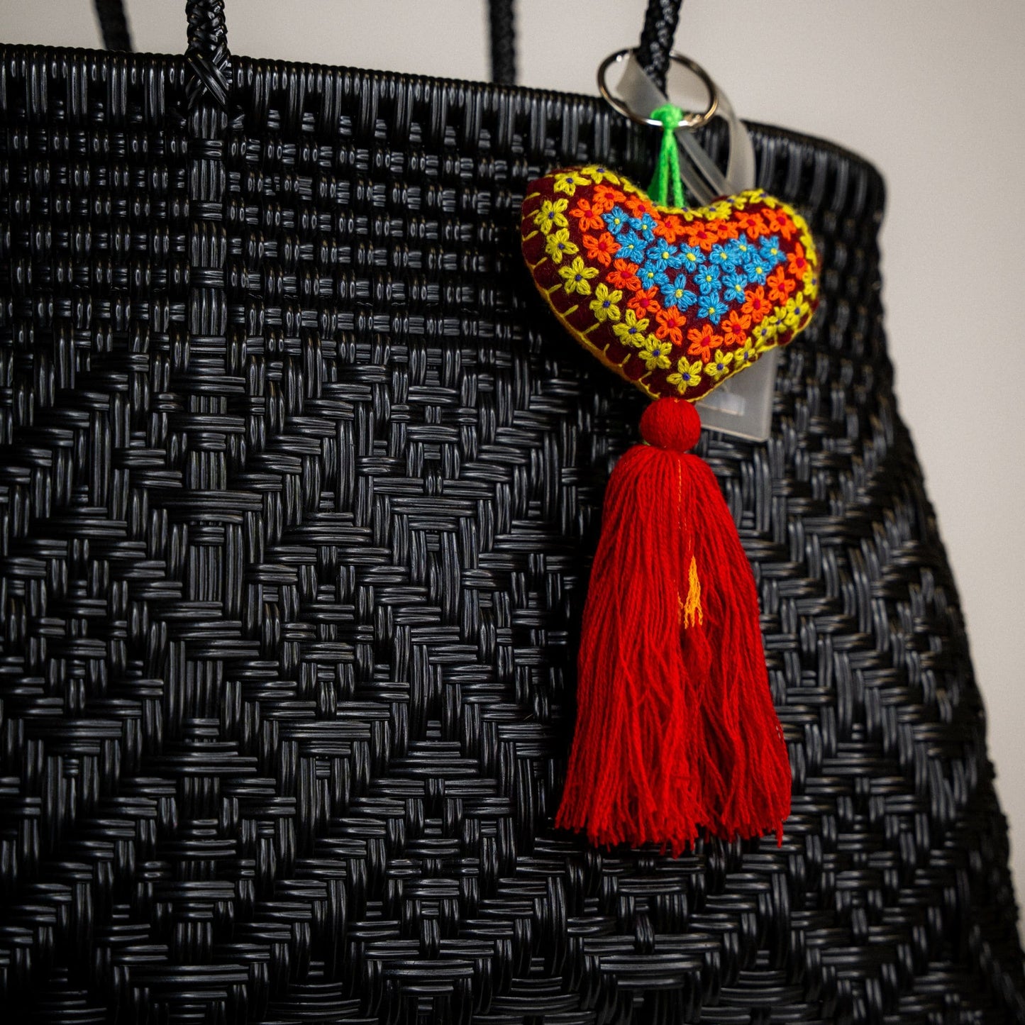 GRIGRI PETIT COEUR ET POMPOM