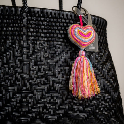 GRIGRI PETIT COEUR ET POMPOM