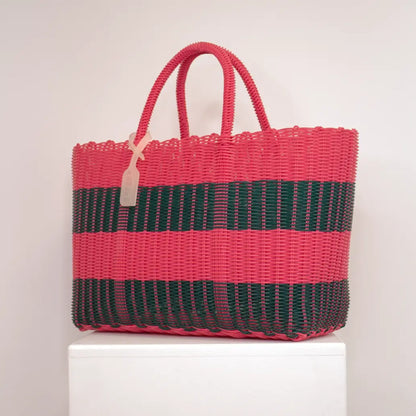 MOYEN PÜP - RAYÉ ROSE VERT