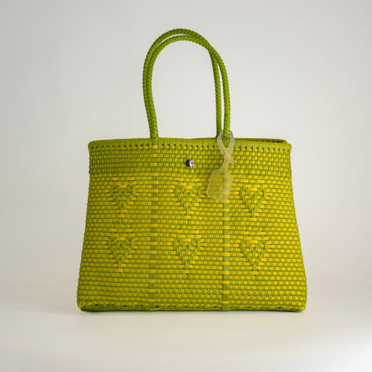 SAC À MAIN CHÉRI M VERT ET JAUNE